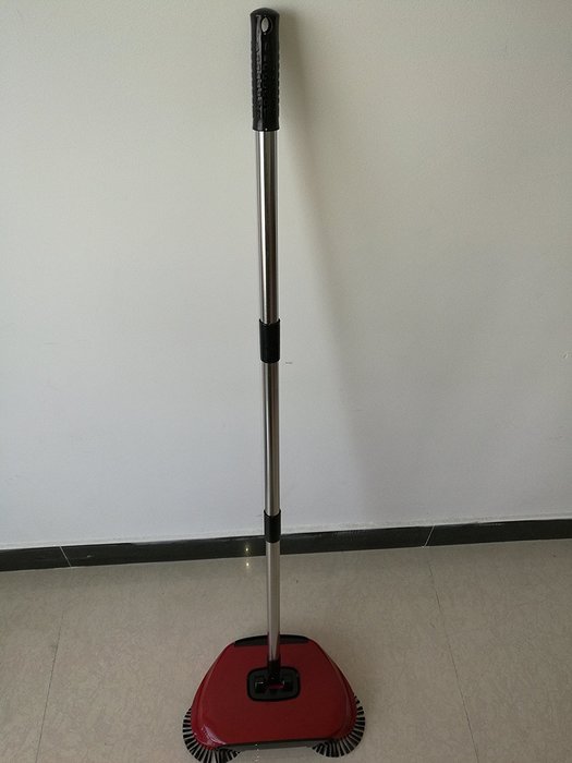 Goldengulf 360 Degree Rotating Hand-Push Dual Brush Cordless Swivel Sweeper Perfect For Floor Tile Manual Dust... N8