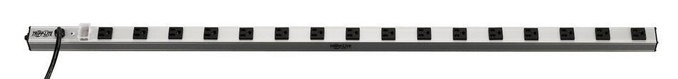 Tripp Lite 16 Outlet Surge Protector Power Strip, 15-ft. Cord, 1650 Joules, 48 in. length, Metal (SS7415-15) N2