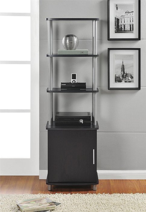 Altra Carson Audio Stand, Cherry/Black N13