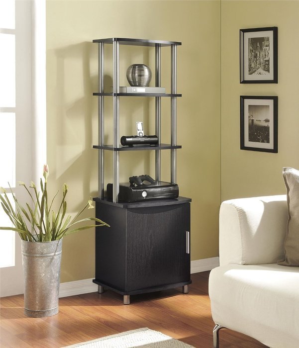 Altra Carson Audio Stand, Cherry/Black N14