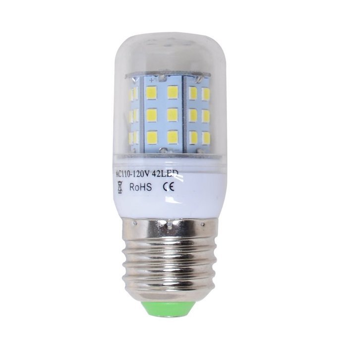 Excellent 4 x 2.5W LED Corn Light 42 2835 SMD 100-120V E26 Plug Day White Energy Saving High Power LED Light N4