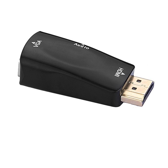 SIENOC HDMI Female to VGA Female Video adapter Color Black N2