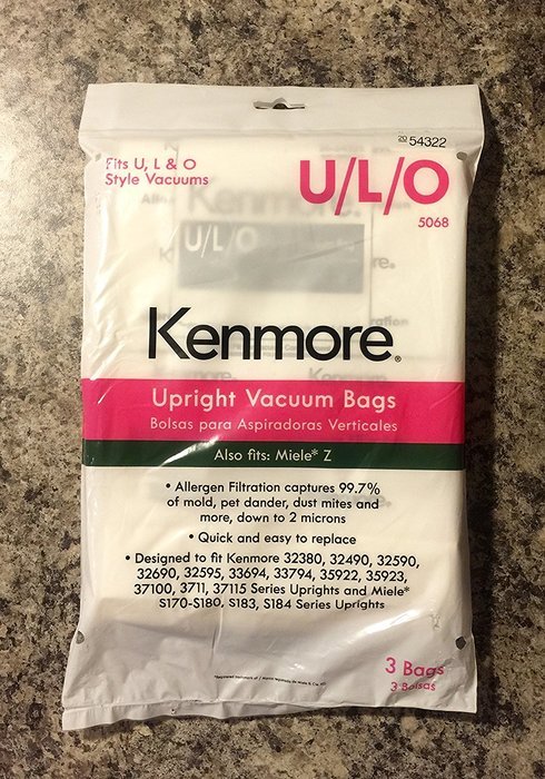 Kenmore Upright Vacuum Bags U/L/O 5068 N2