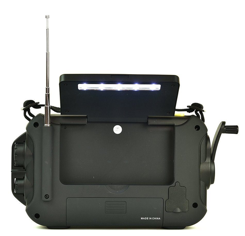 Kaito KA600L 5-Way Powered Emergency AM/FM/SW NOAA Weather Alert Radio with Solar,Dynamo Crank,Flashlight and... N15