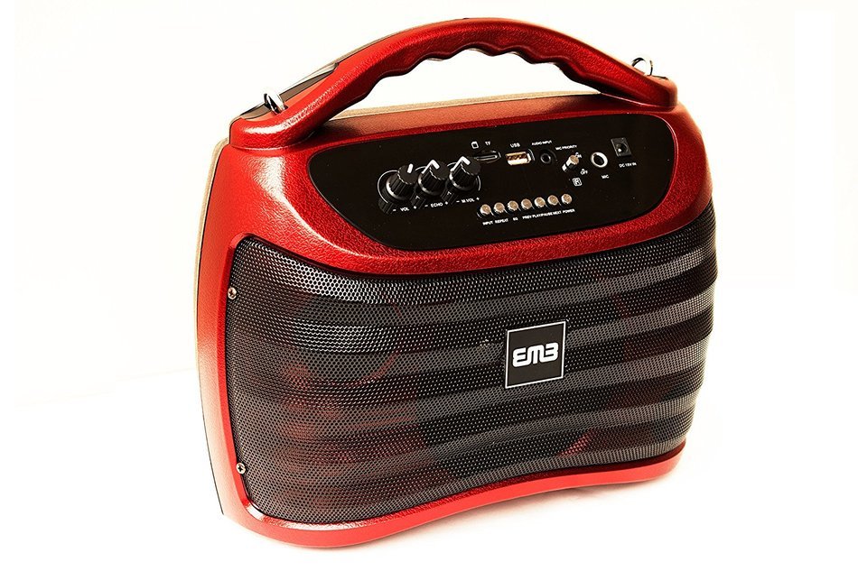 EMB PKX5BT 30W Portable Professional Rechargeable Boom Box Speaker Built in BLUETOOTH/SD/MMC/USB, etc. N5