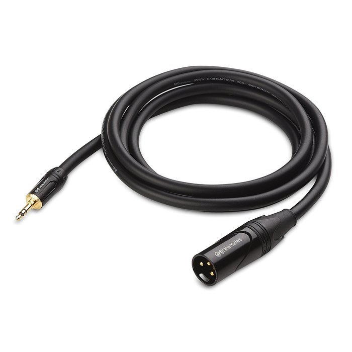 Cable Matters XLR to TRS 3.5mm (1/8 Inch) Cable 25 Feet N5