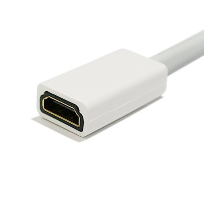Mini DVI to HDMI Female Cable Adapter Adaptor-5 inch, White N3