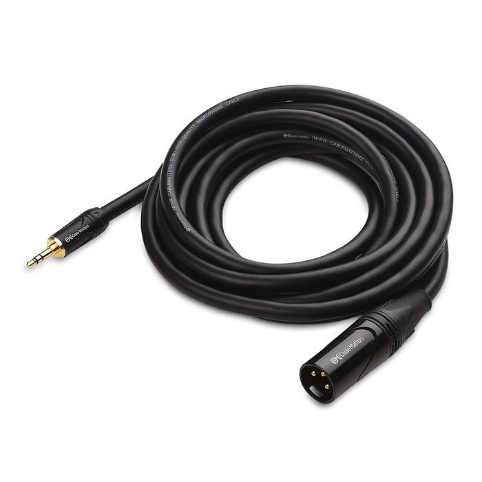 Cable Matters XLR to TRS 3.5mm (1/8 Inch) Cable 25 Feet N6