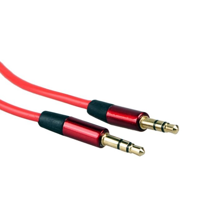 Conwork 2-Pack 4Ft Stereo Male to Male 3.5mm Auxiliary Extension Cable Tangle-Free with Gold Plated Connectors... N5