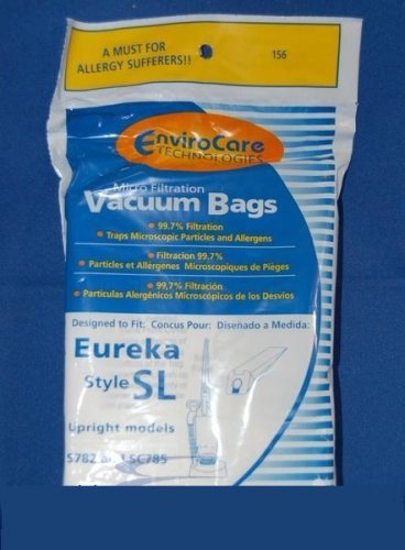 EnviroCare technologies Eureka Style SL Vacuum Cleaner Bags  Microfiltration 3 pk.