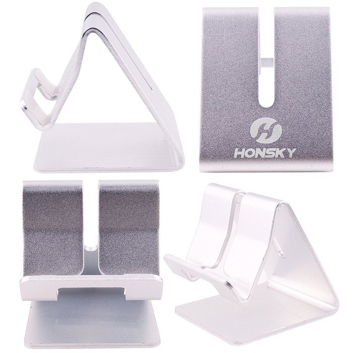 Honsky&reg;Solid Portable Aluminum Desktop Stand Smart Phone Holder for Desk Bed,iPad Mini Stand Tablet Stands for... N16