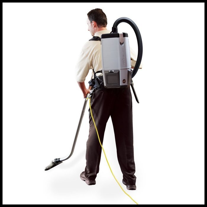 ProTeam ProVac FS 6 Commercial Backpack Vacuum with Tool Kit, 6 Quart - Corded N10