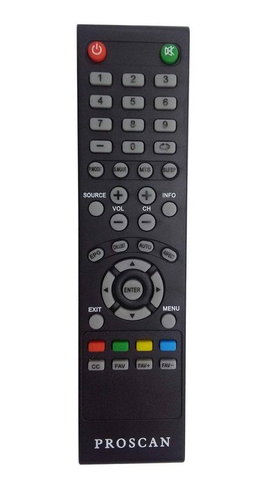 Brand New PROSCAN Remote Control for PROSCAN TV PLDED5066A-B PLDED3273A ...