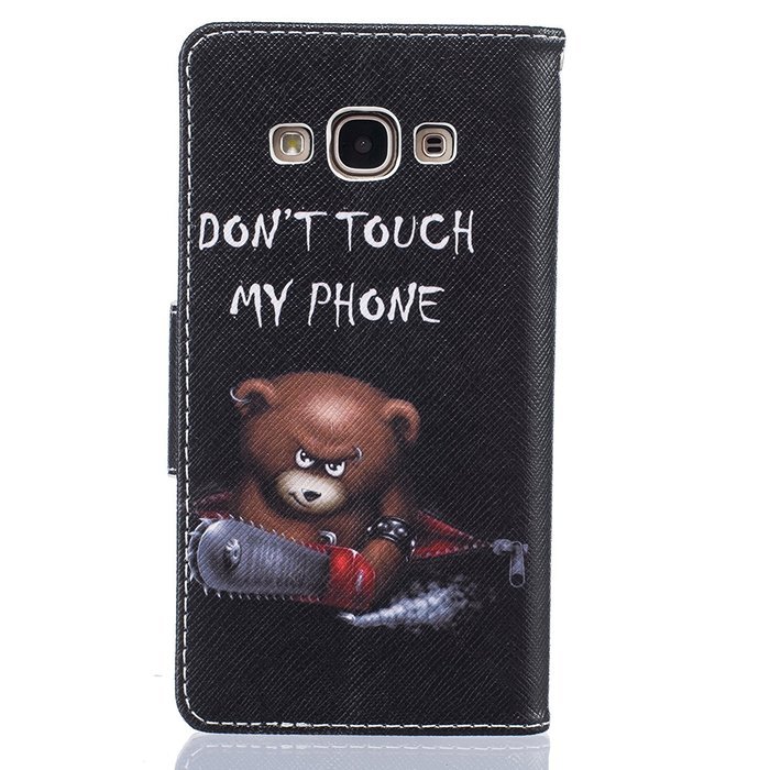 Galaxy J3 Pro Case,Galaxy J3 Pro Cover,ikasus Colorful Painted PU Leather Flip Wallet Pouch Stand Credit Card... N26