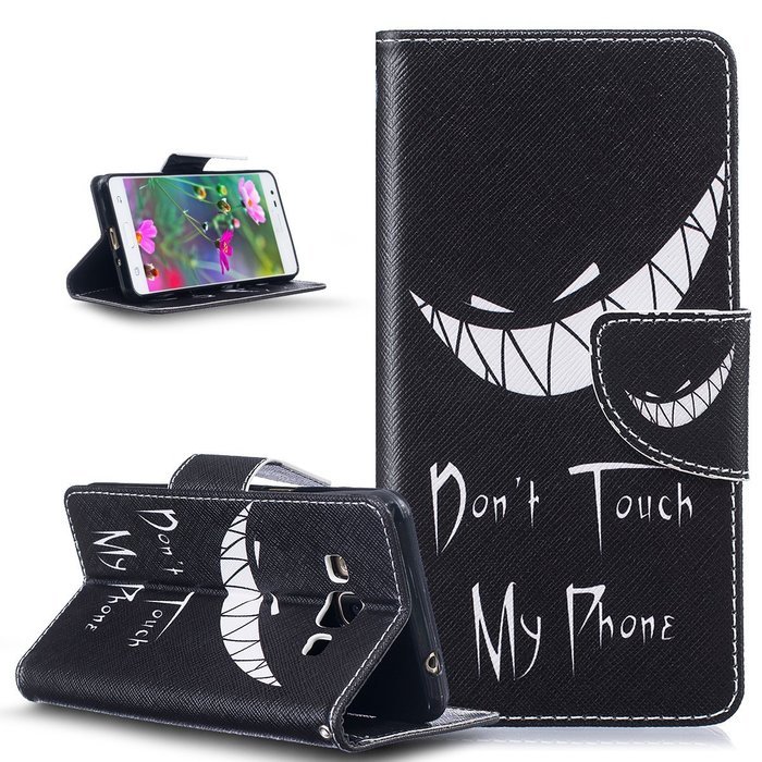 Galaxy J3 Pro Case,Galaxy J3 Pro Cover,ikasus Colorful Painted PU Leather Flip Wallet Pouch Stand Credit Card... N27