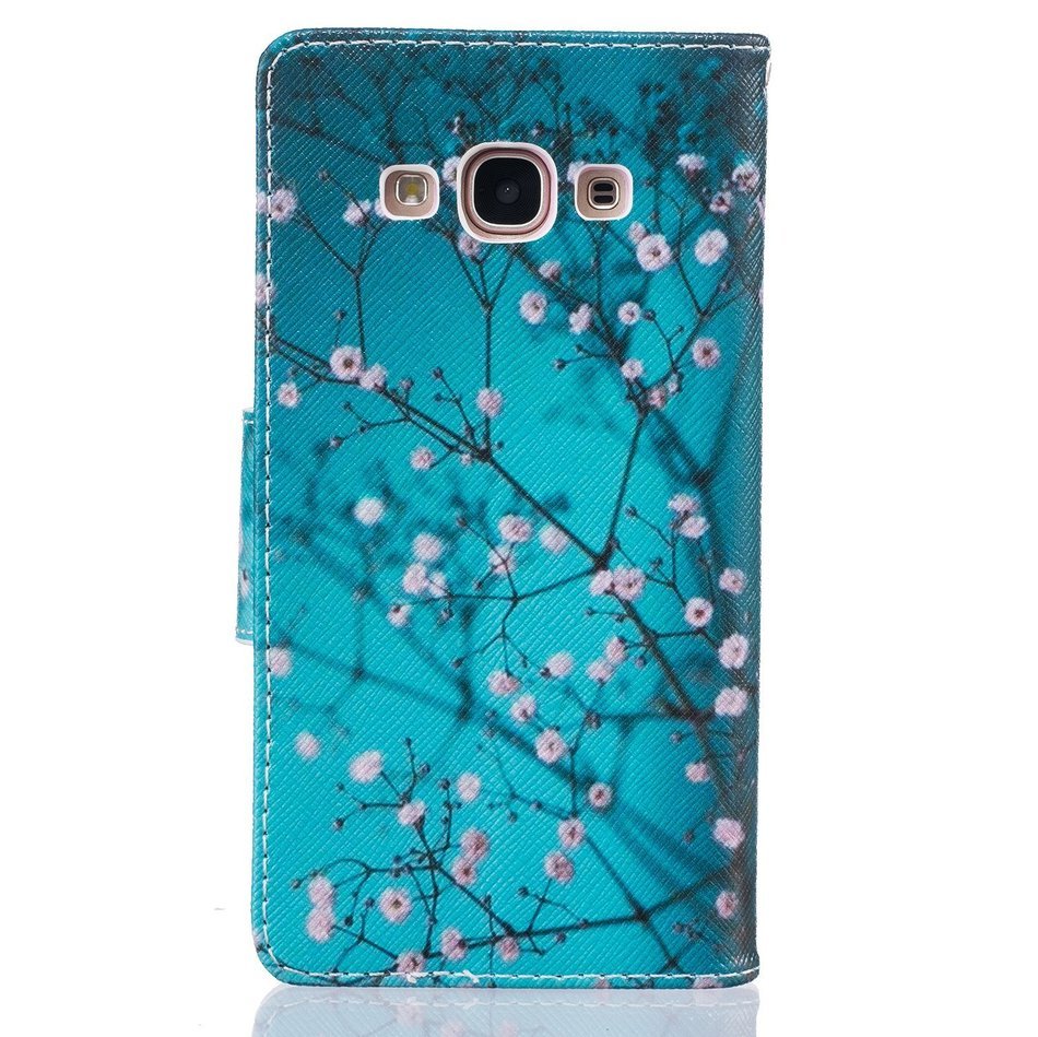 Galaxy J3 Pro Case,Galaxy J3 Pro Cover,ikasus Colorful Painted PU Leather Flip Wallet Pouch Stand Credit Card... N31