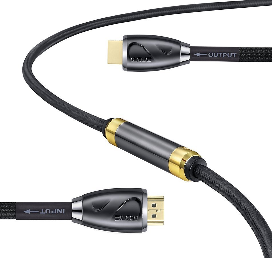 Minc High Speed HDMI Cable 25Ft (7.6m) -26AWG,CL3,HDMI 2.0 -Supports 4K 3D and ARC with Ethernet -24K Gold Plated... N5