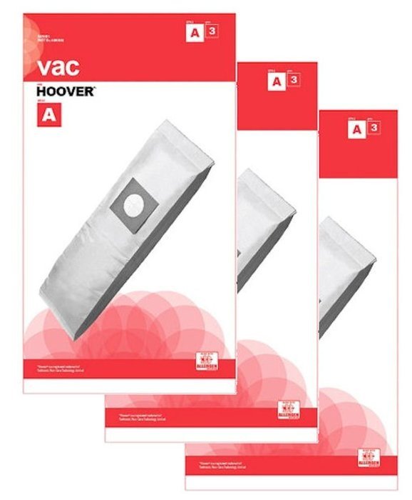 {6 Pack} HOOVER ALLERGEN FILTER VACUUM BAGS Type A # 4010001A