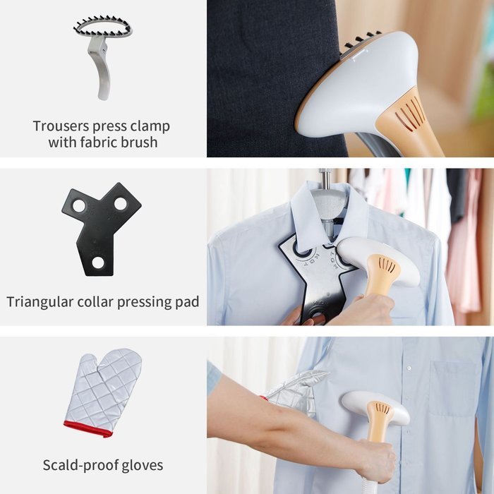 Professional Garment Clothes Fabric Steamer Portable Iron Steam Wrinkle Remove N16