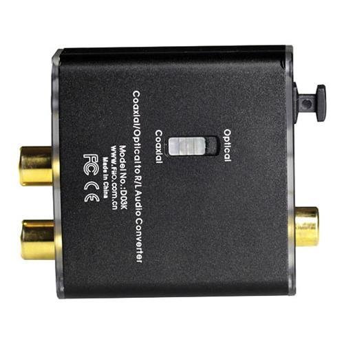 FiiO D3 (D03K) Digital to Analog Audio Converter - 192kHz/24bit Optical and Coaxial DAC N4