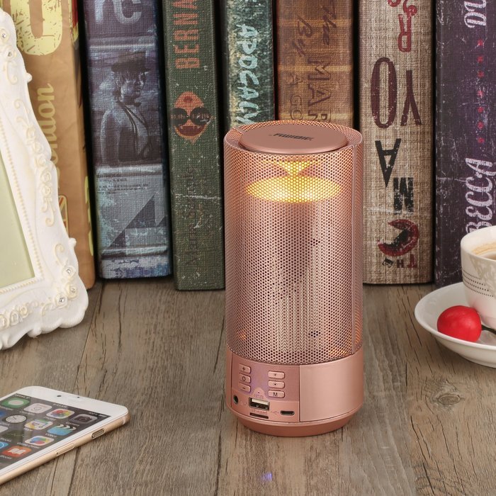 Aibimy Portable Bluetooth Speaker Wireless Loudspeakers with Cylindrical volume Music Player AUX Convert Support... N3