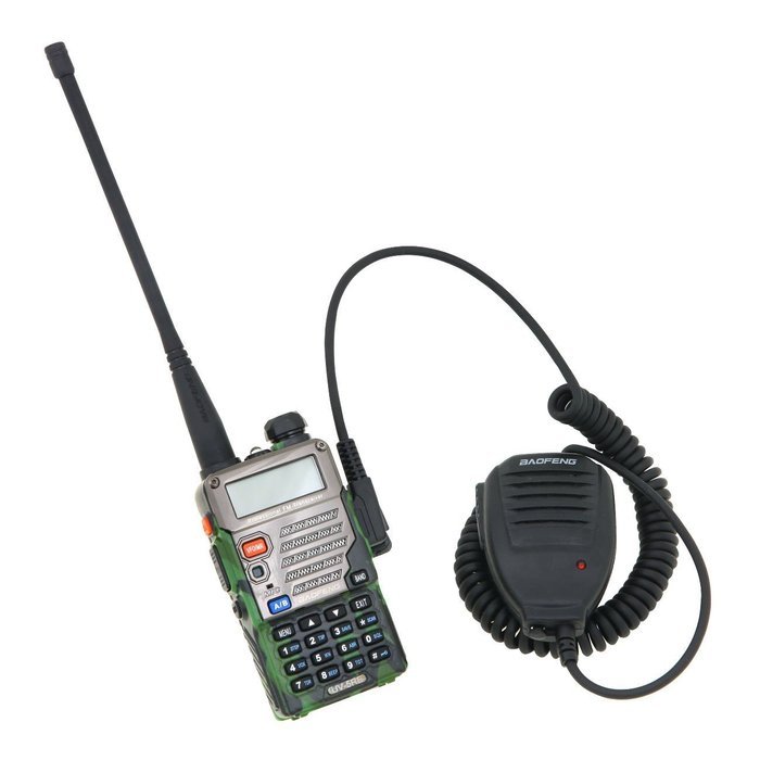 Speaker - Baofeng UV-5R UV-5RA UV-5RE UV-5R PLUS Microphone Speaker hand-held microphone Corresponds to the transceiver... N3