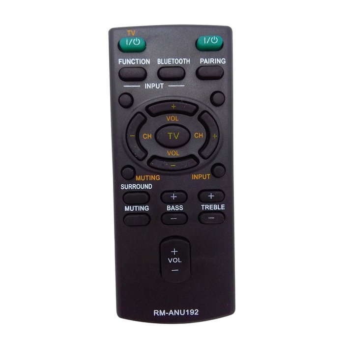New Sound Bar Remote Control RM-ANU192 SUB RM-ANU191 Remote fit for SONY HT-CT60BT SA-CT60BT SS-WCT60 Sound bar N2