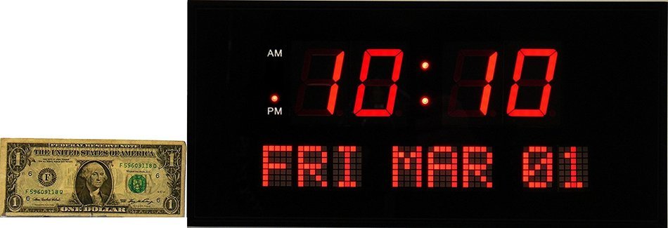 Active Living Oversized Digital LED Dynamic Wall Clock N2