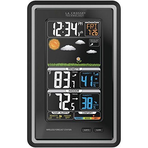 New LA CROSSE TECHNOLOGY 308-1425C Wireless Color Forecast Station