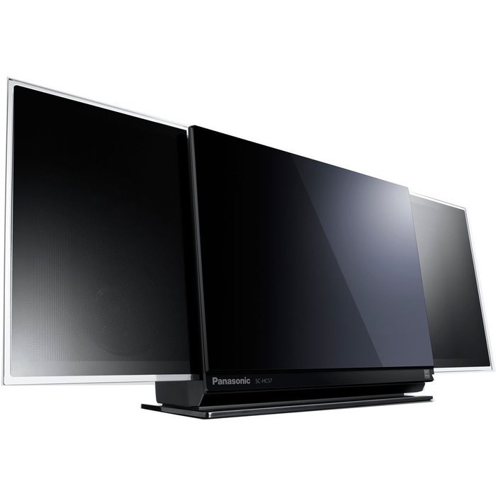 Panasonic SC-HC57 Compact Stereo System with iPod Dock, Wireless Audio with Airplay, Wall-Mountable (Discontinued...