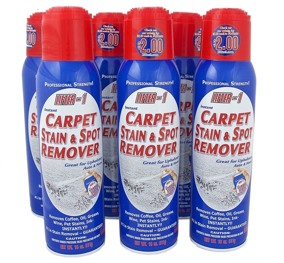 18 Oz. Lifter 1 Carpet Stain & Spot Remover (Pack of 2 Cans) N3