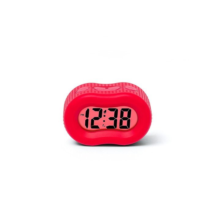 Timelink Smartlight Red Rubber Alarm Clock