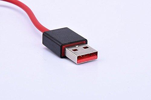 USB Charger Data SYNC Cable 3ft, AUX Audio Plug 3.5mm Jack to USB 2.0 Male Adapter for iPod Shuffle Beats by Dr.Dre... N3