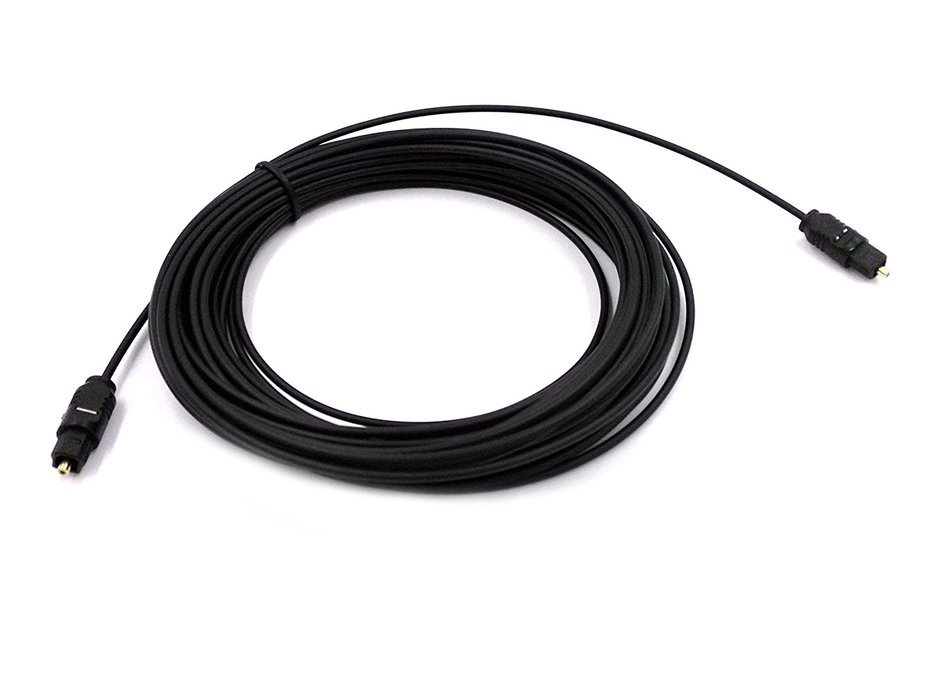 BesYee Ultra Slim Digital Optical Audio Toslink SPDIF Cable 33ft/10M N3