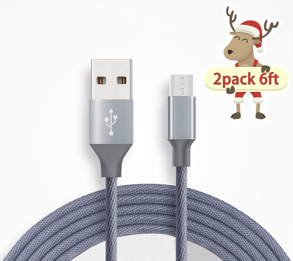 Nikolable iPhone cable 2pcs Lightning to USB Cable, 10ft Charging and Syncing Cable for iPhone, iPhone 7 7Plus... N18