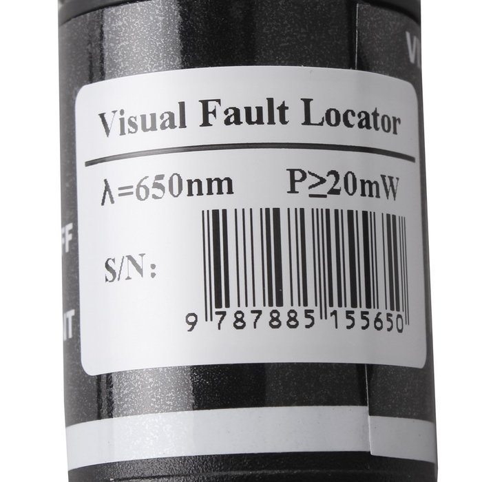 Sunwin 20mW Red Light Visual Fault Locator Fiber Optic Cable Tester 20KM Optical Laser Source For Telecommunications... N4