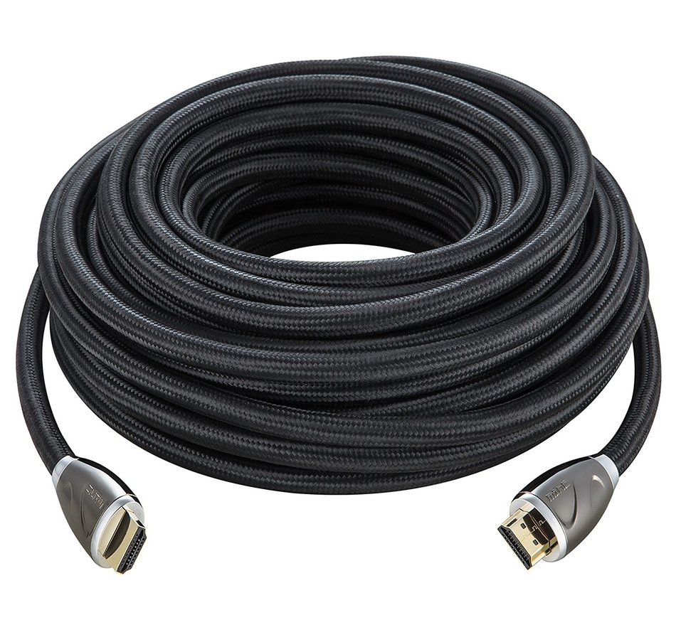 Minc High Speed HDMI Cable 25Ft (7.6m) -26AWG,CL3,HDMI 2.0 -Supports 4K 3D and ARC with Ethernet -24K Gold Plated... N7