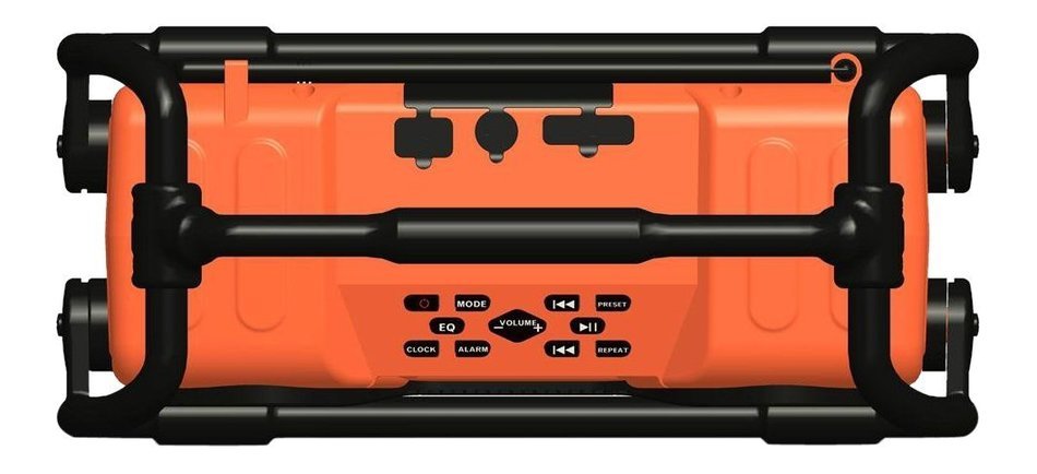 Pyle Industrial BoomBoX Bluetooth Stereo Speaker, Rugged Water-Resistant Radio Boom Box, Rechargeable Battery,... N15