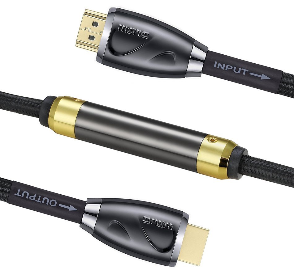 Minc High Speed HDMI Cable 25Ft (7.6m) -26AWG,CL3,HDMI 2.0 -Supports 4K 3D and ARC with Ethernet -24K Gold Plated... N10