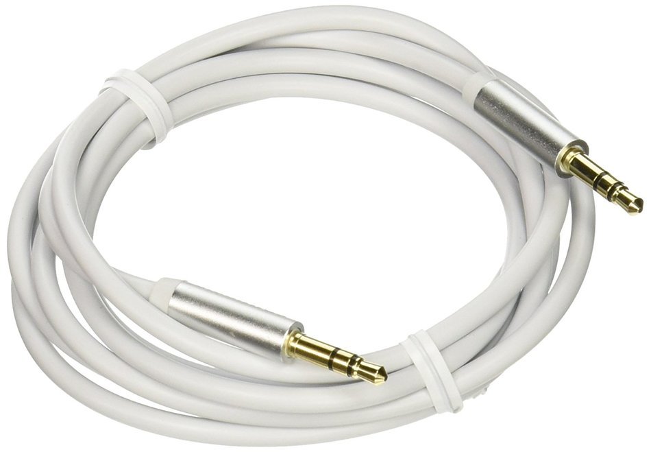 SoundPie 3.5mm Nylon Braid Contrast Color ShoeLace Auxiliary Audio Cable (5ft / 1.5m) AUX Cable for Headphones... N45