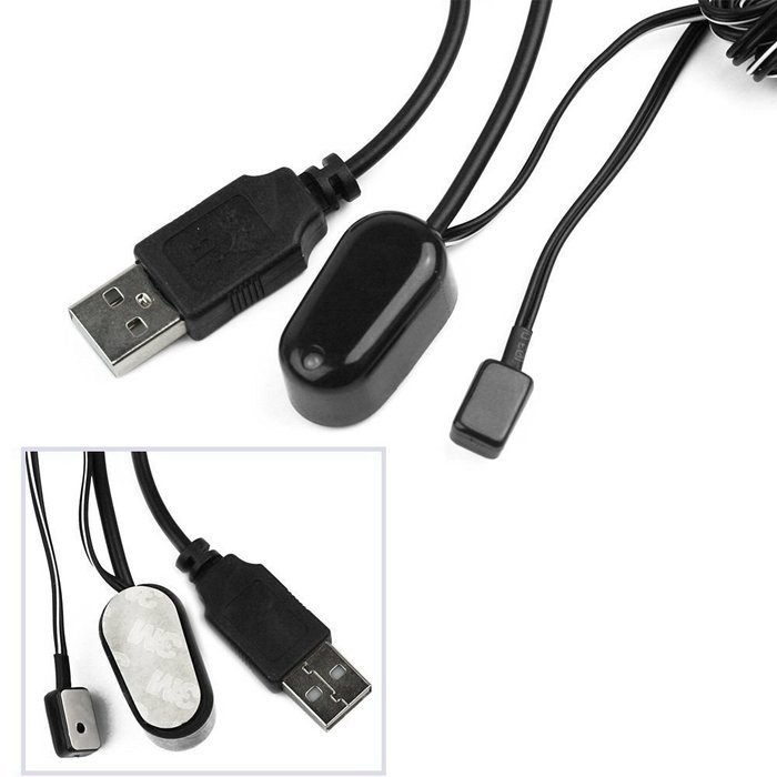 Huele IR Hidden Infrared Remote Extender Receiver Emitter Repeater System N3