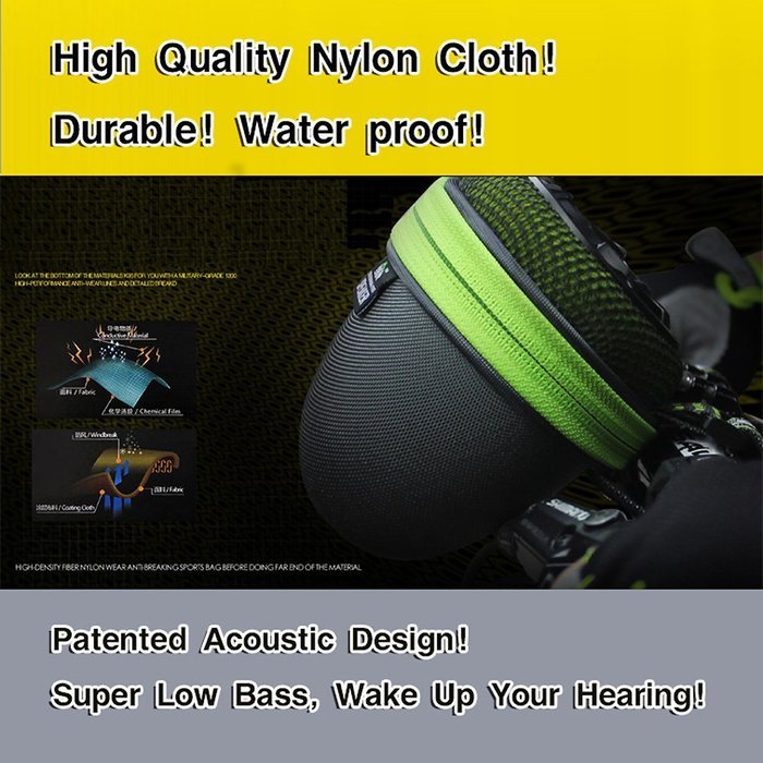 FreyrRay Wireless 10W Driver Bluetooth Speaker With Bass- Bicycle Speaker Case with Hands-Free Speakerphone and... N3
