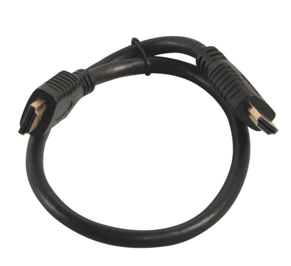 Your Cable Store 1.5 Foot (18 inch) HDMI 1.4 HDTV Cable Gold Plated 28 AWG 3 Pack N2