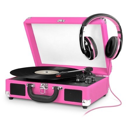 Innovative Technology Limited Edition Nostalgic 3-Speed Vintage Bluetooth Capability Turntable with Built-In Stereo... N2