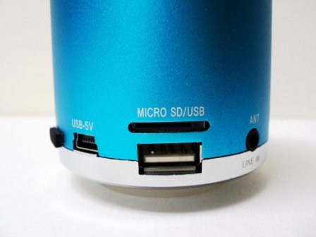 Mini Portable Speaker 3 horses MN 02 with FM (Light Blue) N3