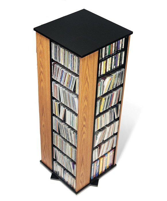 Black 4-Sided Spinning Tower N3
