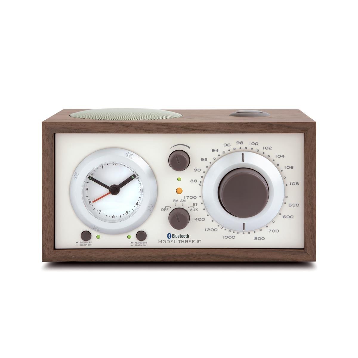 Tivoli Audio Model Three BT AM/FM Clock Radio with Bluetooth Walnut