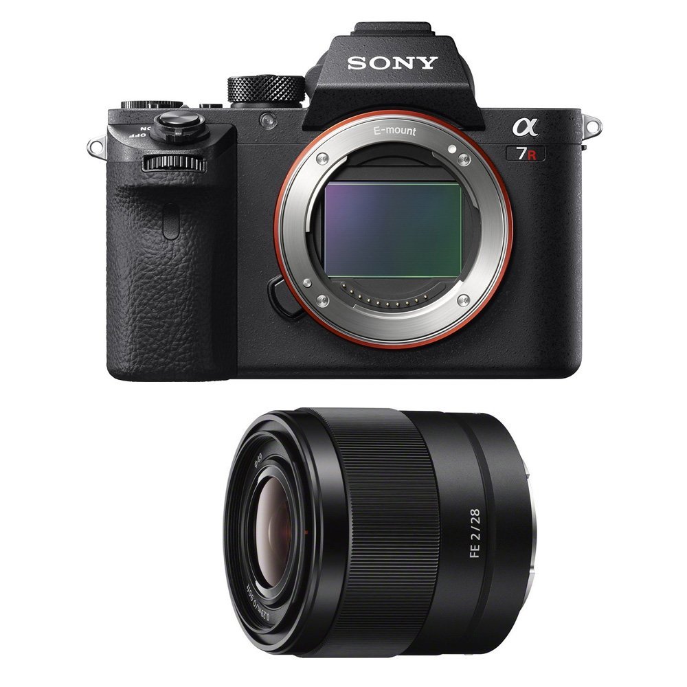 Sony A7R II Mirrorless Interchangeable Lens Camera Body With 28mm Lens ...