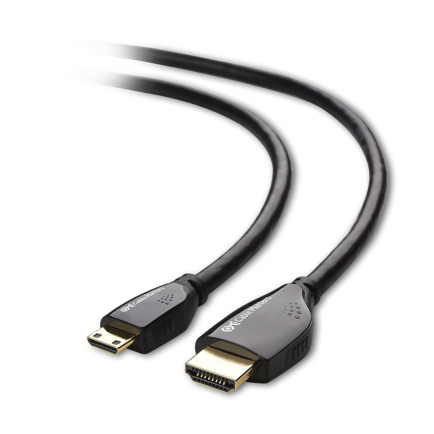 Cable Matters (2 Pack) High Speed MiniHDMI (Type C) to HDMI (Type A) Cable 3D & 4K Resolution
