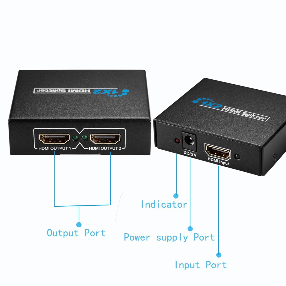 HDMI Switcher V1.3, Aibesser Intelligent 3 Input 1 Output HDMI Swither ...